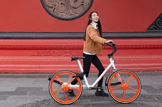 中国モバイクが日本進出、スマホで解錠・決済のシェア自転車