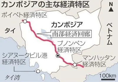 ベトナムの製造工場で稼働する生産ライン