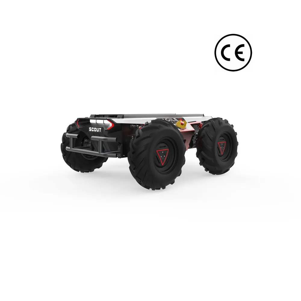松霊機器人（AgileX Robotics）の全地形対応四輪駆動UGV「SCOUT 2.0」