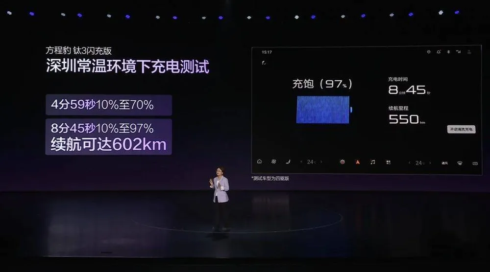 比亚迪方程豹钛3：9分でフル充電の新潮流 のイメージ