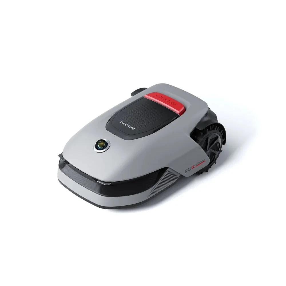 Dreame Roboticmower A1のOmniSense 3D LiDARと不整地走行ホイール