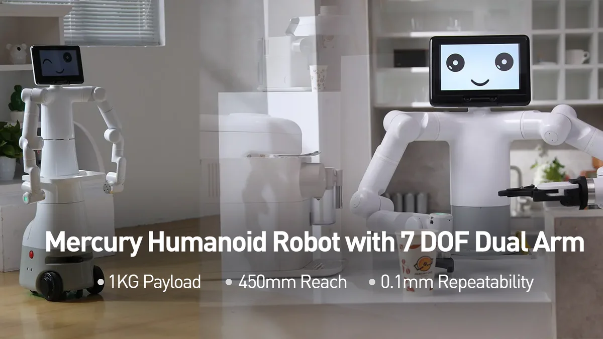 大象機器人が展開するフィジカルAI（身体性AI）ロボット「Mercury」シリーズ