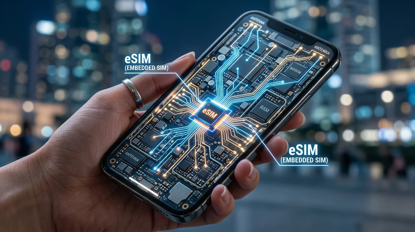 eSIMテクノロジーのイメージ