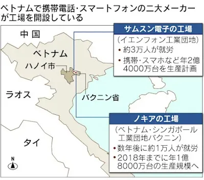 東南アジアの経済マップとグローバル企業進出のイメージ