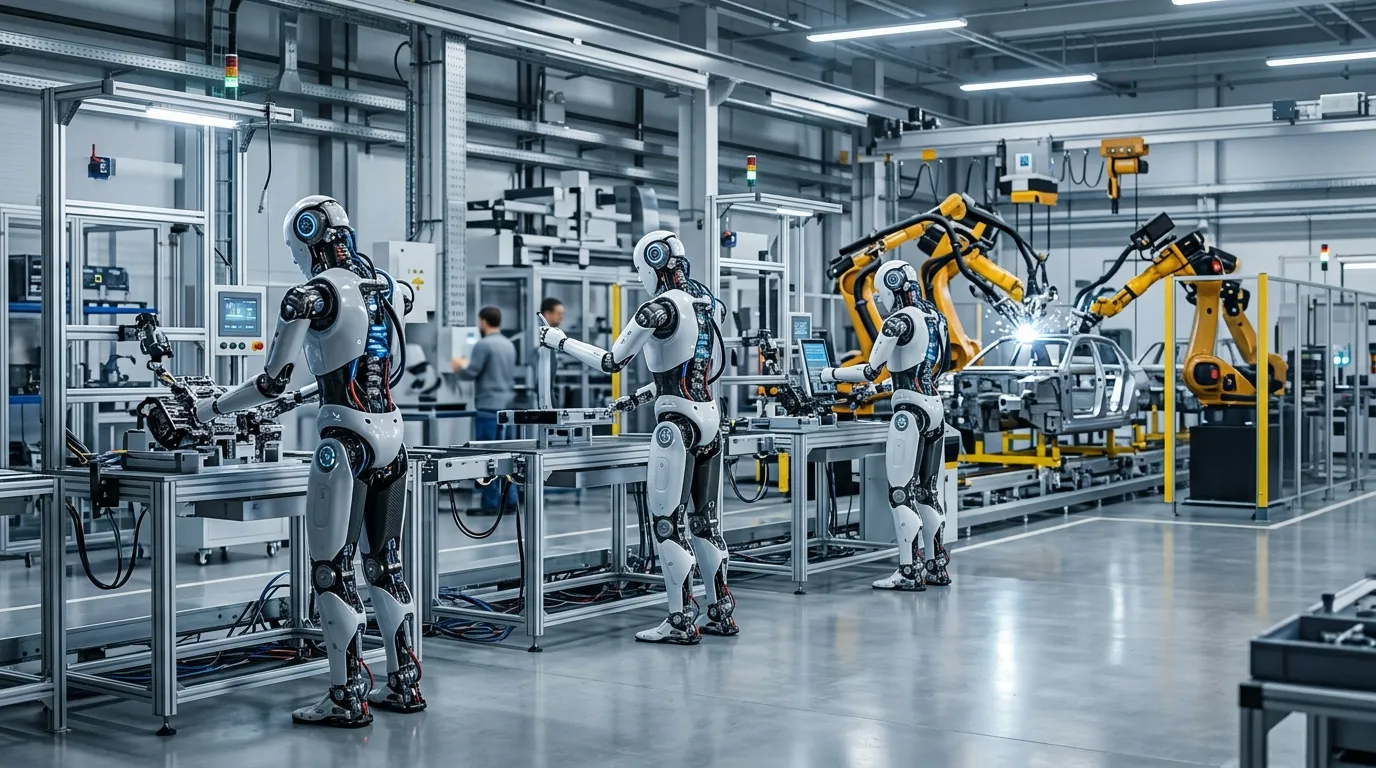 量産化が進むヒューマノイドロボット