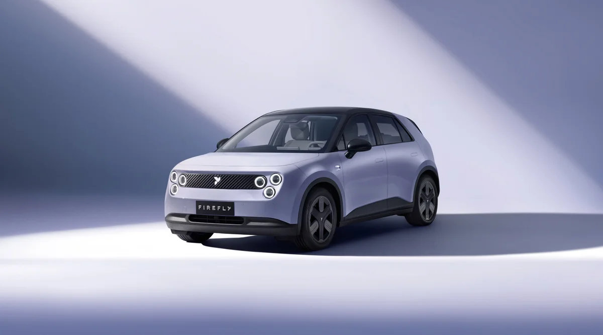蔚来（NIO）の第3ブランド「螢火虫（Firefly）」のスタジオ撮影カット