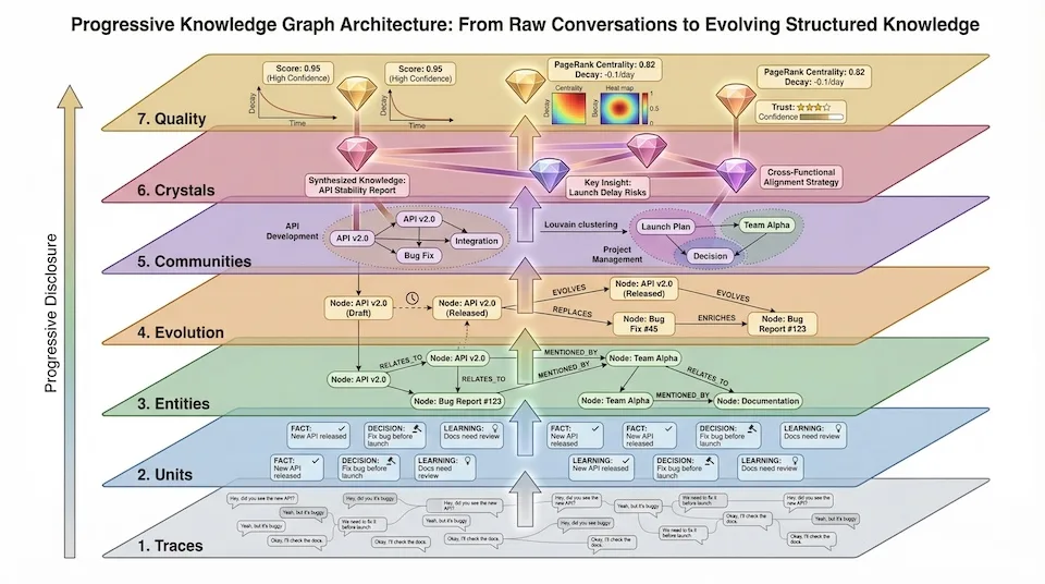 Super Knowledge Graphの多層アーキテクチャ