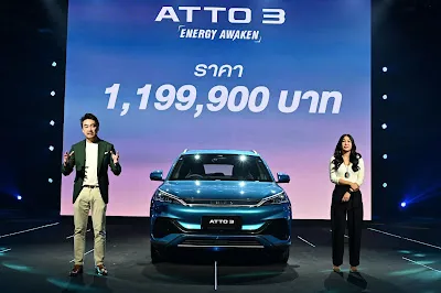 タイをはじめとするアジアでのBYD車両展示の様子
