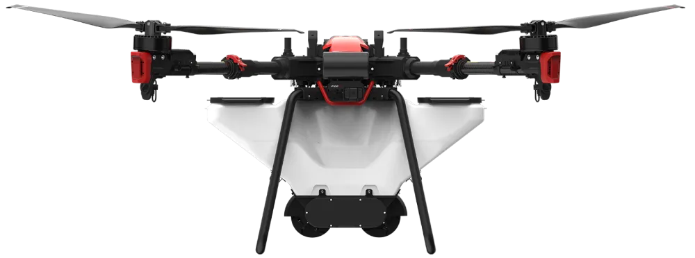 軽トラックの荷台に積載可能なXAG P100 Proのモジュール折りたたみ構造