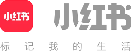 小紅書(RED)のブランドロゴとスローガン